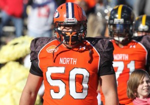 Ali Marpet from Hobart College is a D-III prospect who could hear his name called in rounds 3-5 of the 2015 NFL Draft. 