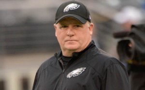 Dec 28, 2014; East Rutherford, NJ, USA; Philadelphia Eagles head coach Chip Kelly before the game against the New York Giants at MetLife Stadium. Mandatory Credit: Robert Deutsch-USA TODAY Sports